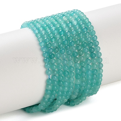 Natur Amazonit Perlen Stränge&nbsp;G-Z150-B01-3mm-1