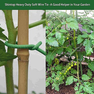 Garden Wire - Soft Twist tie that can be used in gardens and on flowers,  vines or trees.