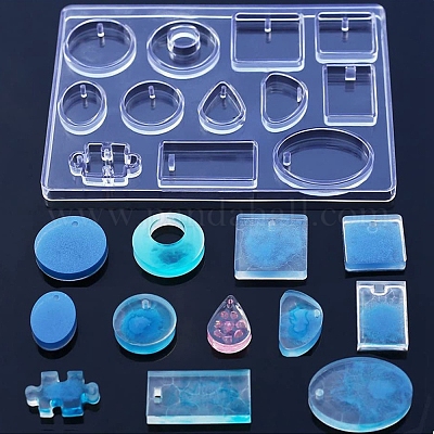 Earring Pendant Silicone Mold For Diy Uv Epoxy Resin Molds Jewelry