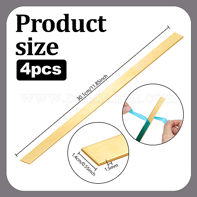 4 pezzo di fogli di ottone&nbsp;DIY-PH0036-42-1