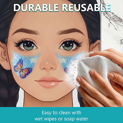 Tableau d'entraînement à la peinture de maquillage en plastique en gros pour création de bijoux