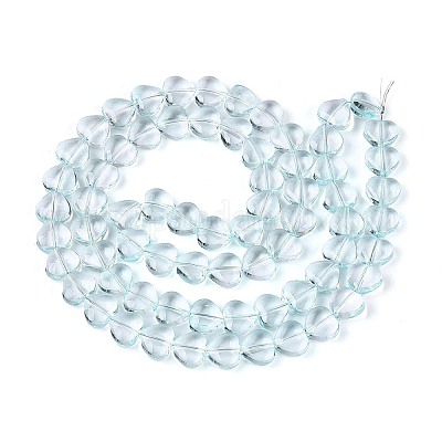 Backfarbe transparente Glasperlenstränge&nbsp;DGLA-N021-01B-01-1