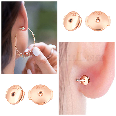 Earring Backings Rubber Stud Earrings Ear Nut Earring Backs Replacement
