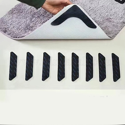 Wholesale Trapezoid Shape PU Leather Self Adhesive Non Slip Carpet Stickers  