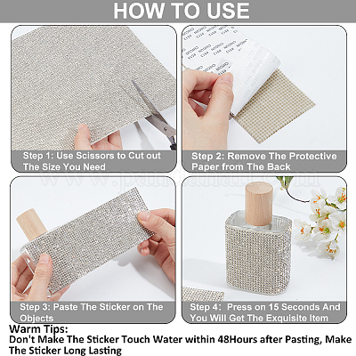Adesivo del rhinestone&nbsp;DIY-WH20048-003E-1