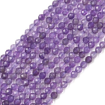 Natürliche Amethystperlenstränge der Güteklasse A&nbsp;G-A129-3mm-E02-1