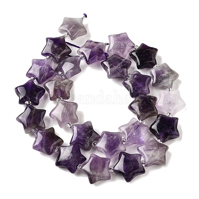 Natürliche Amethystquarzperlenstränge&nbsp;G-NH0005-030-1