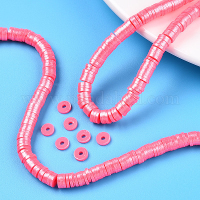 Chapelets de perle en pâte polymère manuel&nbsp;CLAY-CJC0015-01C-1