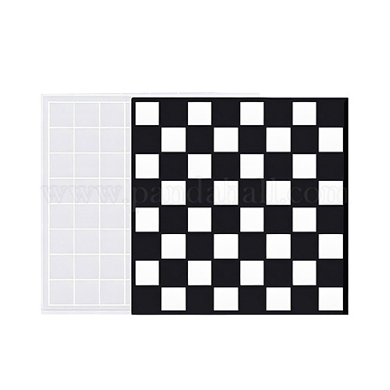 Damier d'échecs bricolage faisant des moules en silicone DIY-G064-01A-1