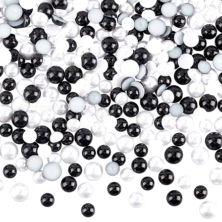 Cabujones de perlas de imitación de plástico abs olycraft SACR-OC0001-02-1