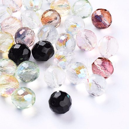 Perles de verre tchèques galvanisées GLAA-I045-13B-1