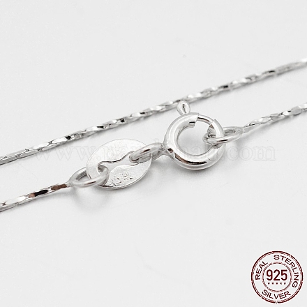 Колье-цепочка из стерлингового серебра 925 пробы с родиевым покрытием Coreana STER-M086-17A-1