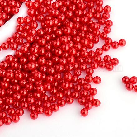 Perles acryliques de perles d'imitation OACR-S011-2mm-Z1-1