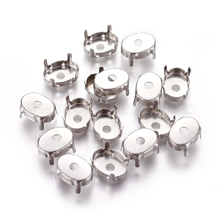 Stainless Steel Sew on Prong Settings X-STAS-L229-11B-1