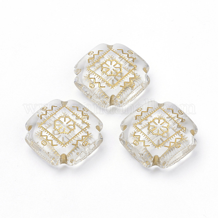 Perles acryliques transparentes PACR-Q115-46-1