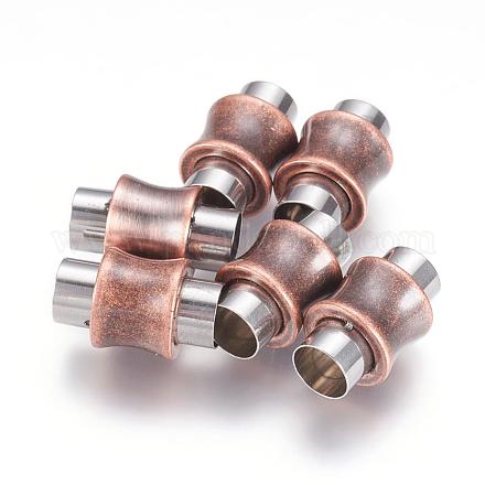 304 cierres magnéticos de acero inoxidable con extremos para pegar STAS-F123-07R-1