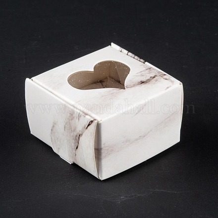 Прямоугольная складная креативная подарочная коробка из крафт-бумаги CON-B002-05B-01-1