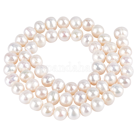 NBEADS 1 Strand Natural Cultured Freshwater Pearl Beads Strands PEAR-NB0001-23B-1