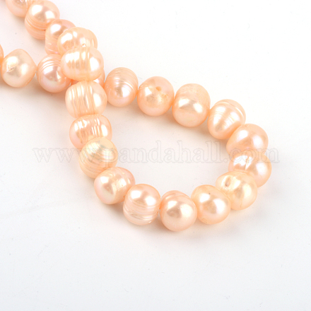 Natural Cultured Freshwater Pearl Beads Strands PEAR-R015-40-1