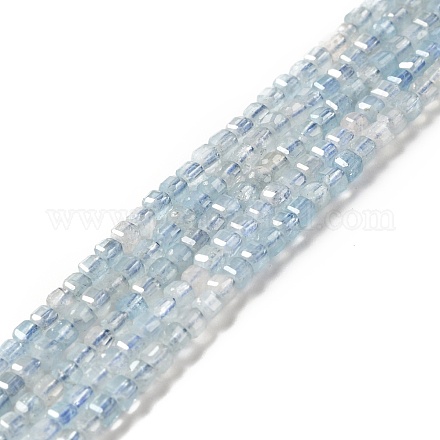 Natürliche Aquamarin Perlen Stränge G-D467-A10-1