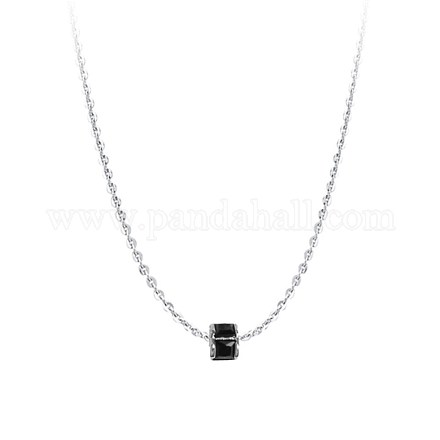 925 подвесные стерлингового серебра ожерелья NJEW-BB48035-A-1