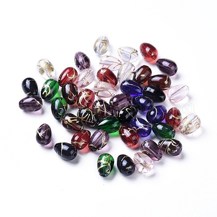 Drawbench Transparent Glass Beads GLAA-L023-A-1