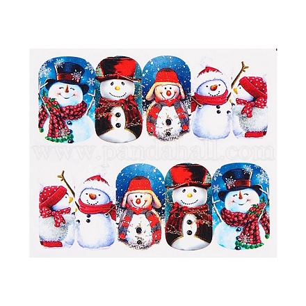 Рождественская серия ногтей стикер с полным покрытием MRMJ-Q058-2149-1