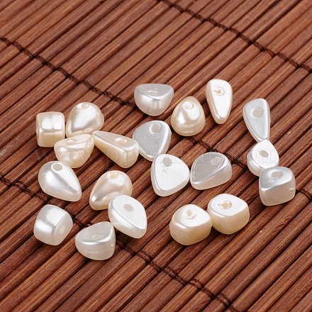 Nuggets Acrylic Imitation Pearl Beads OACR-O002-2426-1