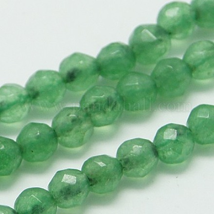 Natural Green Aventurine Beads Strands G-K020-3mm-03B-1