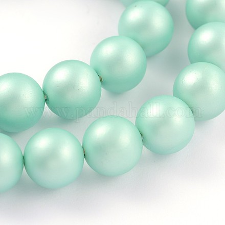 Chapelets de perles rondes en coquille X-BSHE-J011-10mm-A01-1