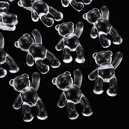 Transparent Acrylic Beads X-MACR-S373-01B-205-1