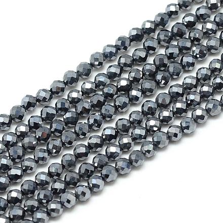 Terahertz Stone Beads Strands G-S152-10-2mm-1