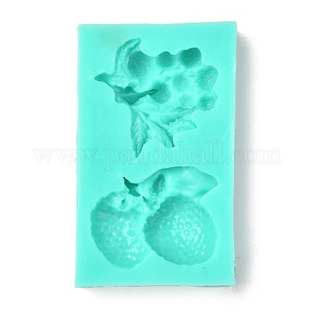 Stampi in silicone alimentare fai da te a forma di uva e fragola DIY-J007-01C-1