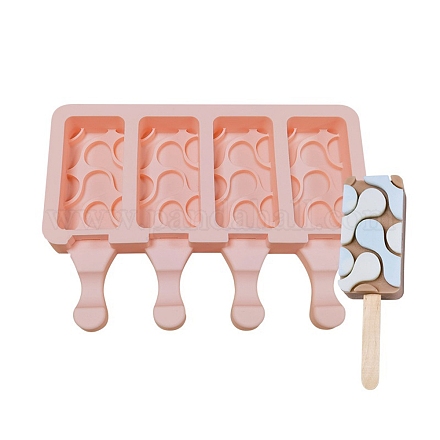 Stampi in silicone per gelato fai da te rettangolari per uso alimentare DIY-D062-08C-1