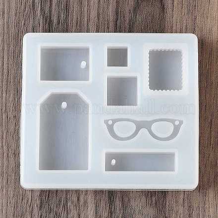 Gläser & Rechteck & Quadrat DIY Silikonformen SIMO-H019-04F-1