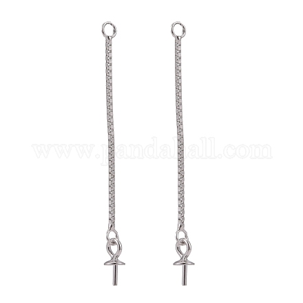 Модные 925 серьги из стерлингового серебра с родиевым покрытием STER-M088-26C-1