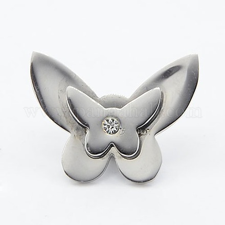 304 Stainless Steel Butterfly Slide Charms X-STAS-I022-01-1