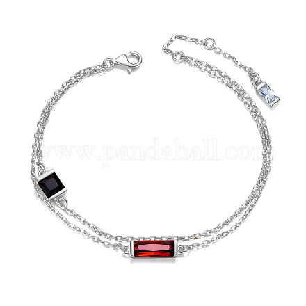 Shegrace 925 mehrsträngige Armbänder aus Sterlingsilber für Damen JB452A-1