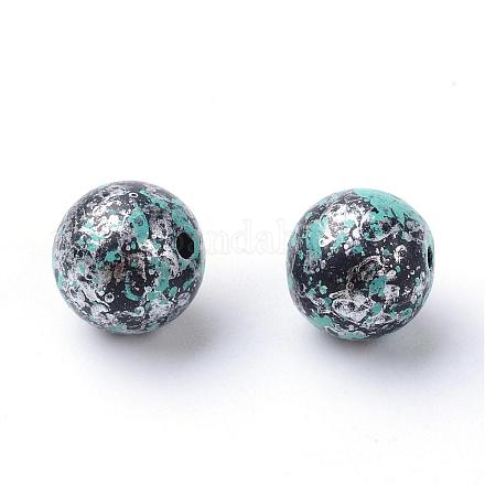Perles acryliques de style antique OACR-S013-2010B-1