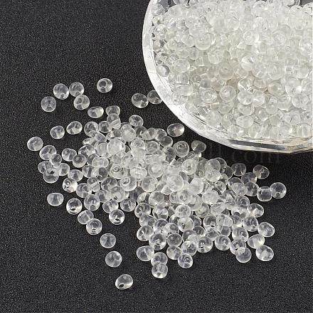 Perles de rocaille de verre opaques X-SEED-R032-A18-1
