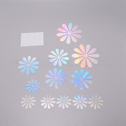 Adesivi murali fiore in pvc DIY-TAC0008-53B-1
