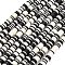 Handmade Polymer Clay Beads Strands, Disc/Flat Round, Heishi Beads, Black, 6x0.5~1mm, Hole: 1.5mm, about 384pcs/strand, 17.32''(44cm)
