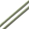 Nylon Elastic Cords, Twist Cord, Round, Dark Sea Green, 2.5mm