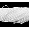 Round Waxed Polyester Cord, Taiwan Waxed Cord, Twisted Cord, White, 1.5mm, about 415.57 yards(380m)/bundle