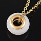 304 Stainless Steel Pendant Necklaces NJEW-G302-15G-2