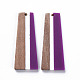 Colgantes de resina y madera de nogal RESI-S389-073A-A08-2