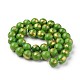 Natürliche Jade Perlen Stränge G-F670-A11-6mm-2