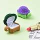 Бархатные шкатулки для драгоценностей в форме черепахи VBOX-L002-B02-5