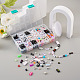 Kits de fabricación de pulseras elásticas con temática de alfabeto diy DIY-PJ0001-08-5