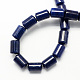 Dyed Natural Gemstone Lapis Lazuli Stone Column Beads Strands G-S115-06-2
